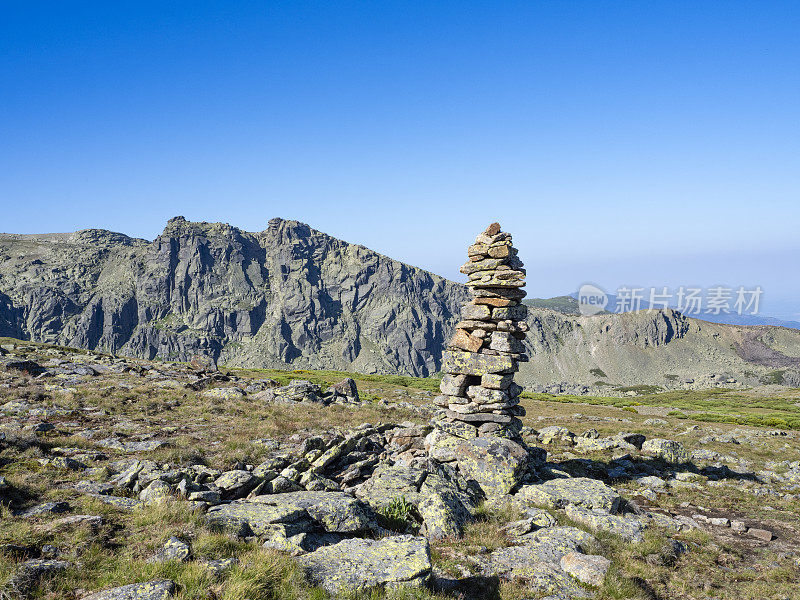 霍亚莫罗斯的风景。Sierra de bassajar。西班牙